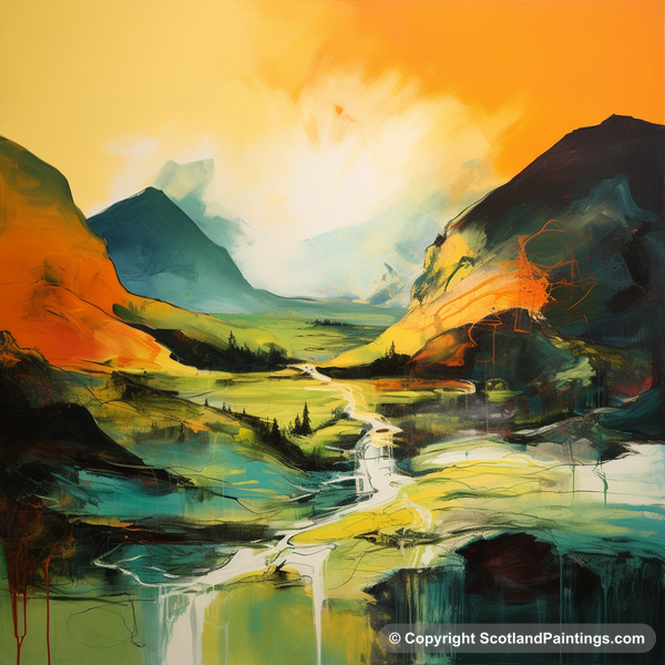 Painting - Glencoe - Glencoe