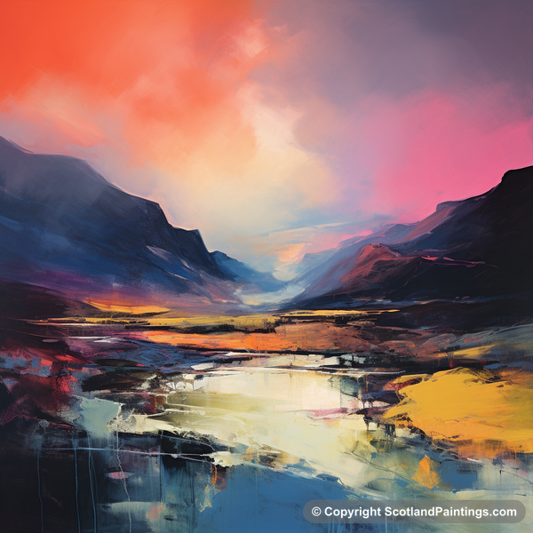 Painting - Glencoe - Glencoe