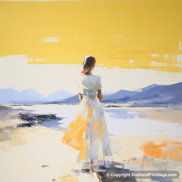 Painting - Morar - White Dress