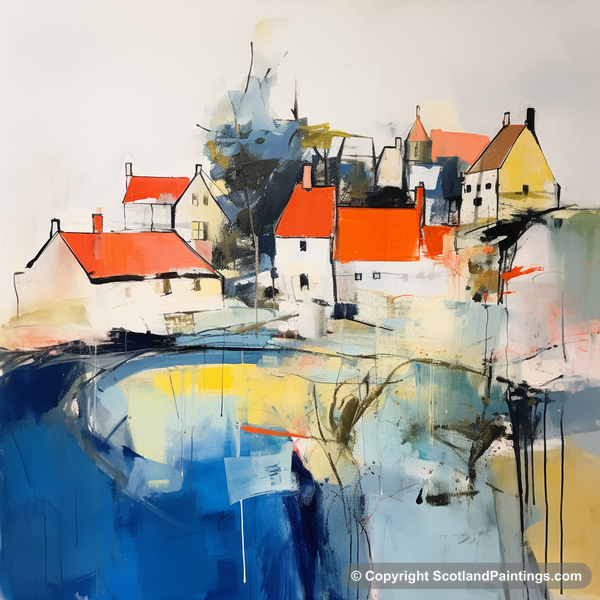 Painting - Culross - Scottish Villages