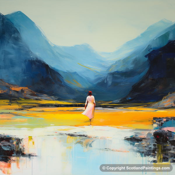 Painting - Isle of Skye - White Dress