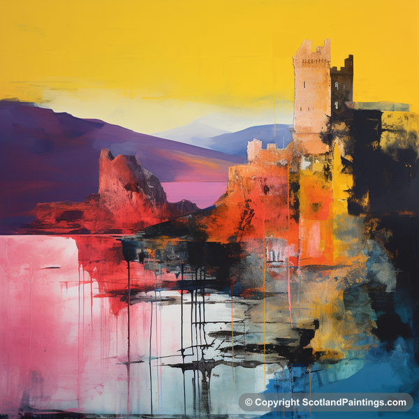 Painting - Urquhart Castle - Scottish Castles