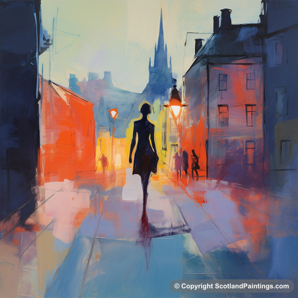 Painting - The Royal Mile - Scottish Scenes