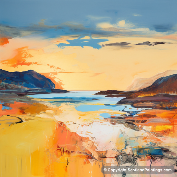 Painting - Achmelvich Bay - Scottish Beaches