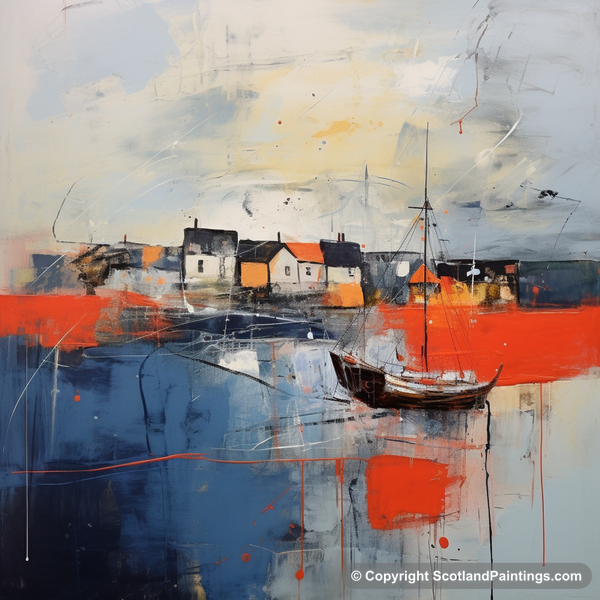 Painting - North Berwick Harbour - Scottish Harbours