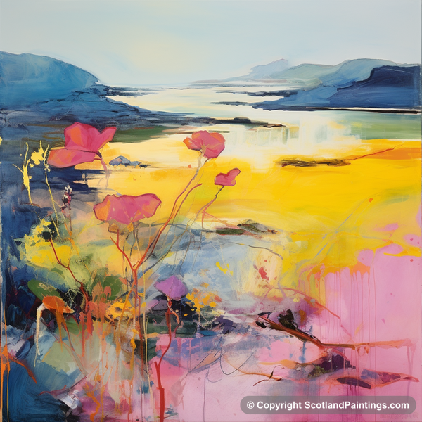 Painting - Argyll and Bute - Scottish Flowers and Flora