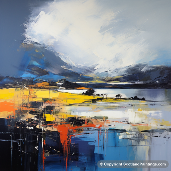 Painting - Port Appin Harbour - Scottish Harbours