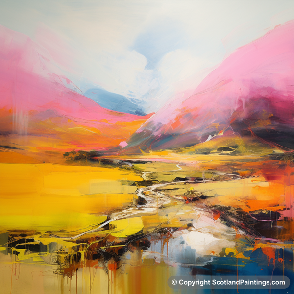 Painting - Glen Strathfarrar - Scottish Glens