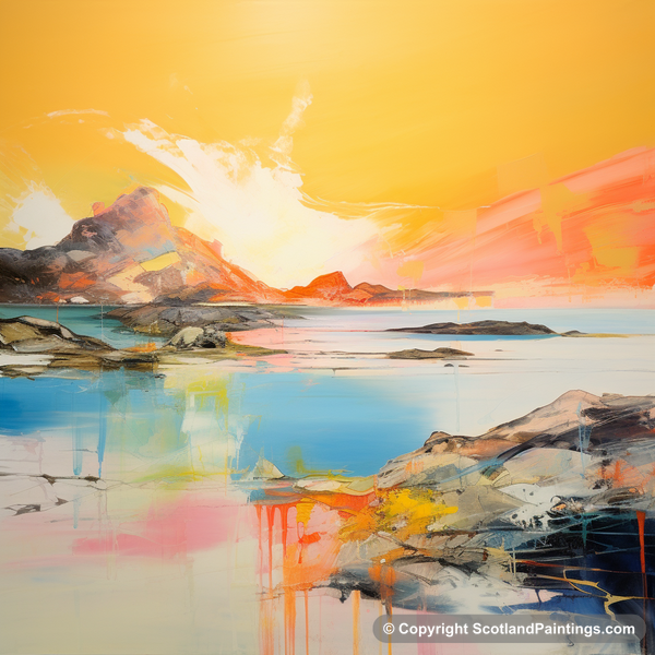 Painting - Achmelvich Bay - Scottish Coves