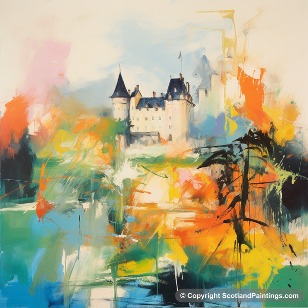 Painting - Cawdor Castle - Scottish Castles