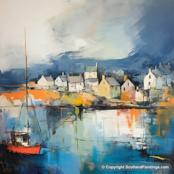 Painting - Millport Harbour - Scottish Harbours