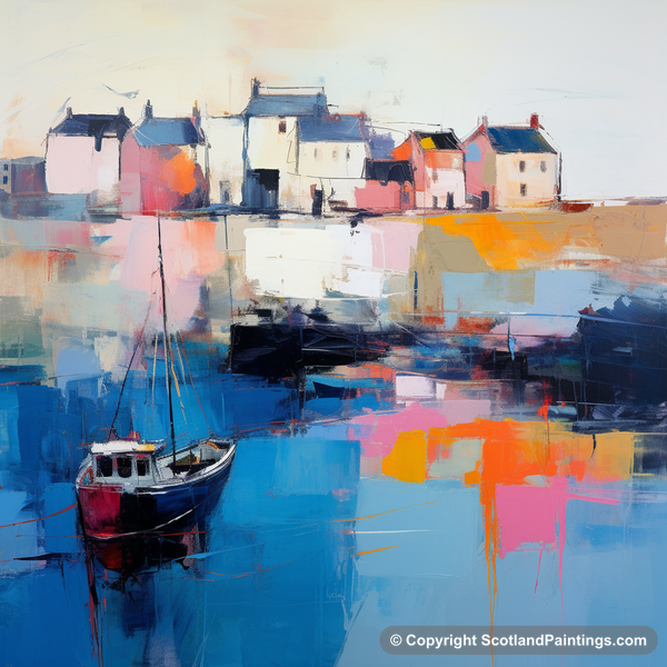 Painting - Pittenweem Harbour - Scottish Harbours