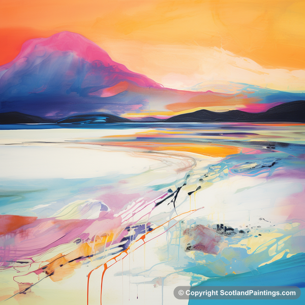 Painting - Luskentyre Beach - Scottish Beaches