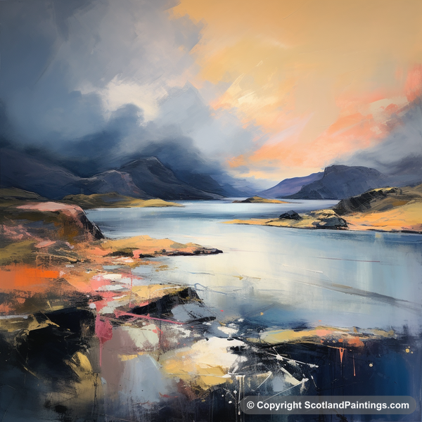 Painting - Shieldaig Bay - Scottish Coves