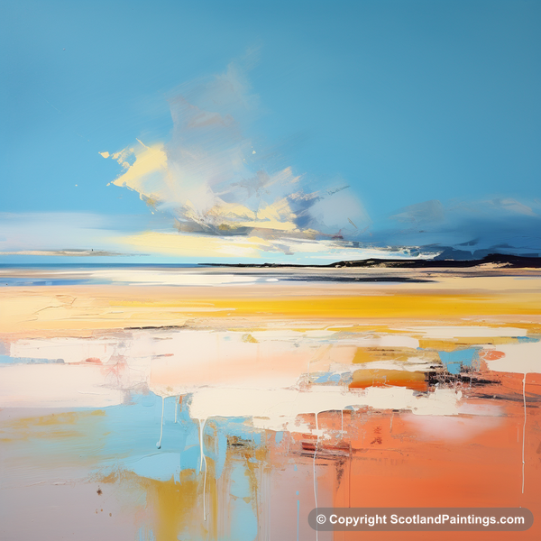 Painting - Balmedie Beach - Scottish Beaches