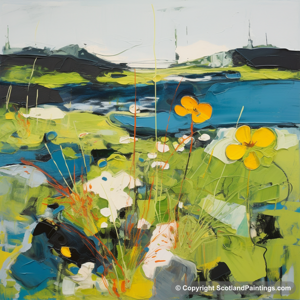 Painting - Ardnamurchan Peninsula - Scottish Flowers and Flora