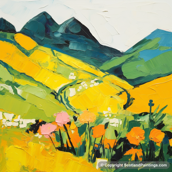 Painting - Ben Lawers - Scottish Flowers and Flora