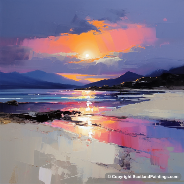 Painting - Seilebost Beach - Scottish Beaches