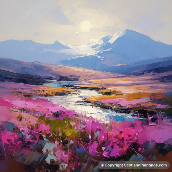 Painting - Cairngorm Mountains - Scottish Flowers and Flora