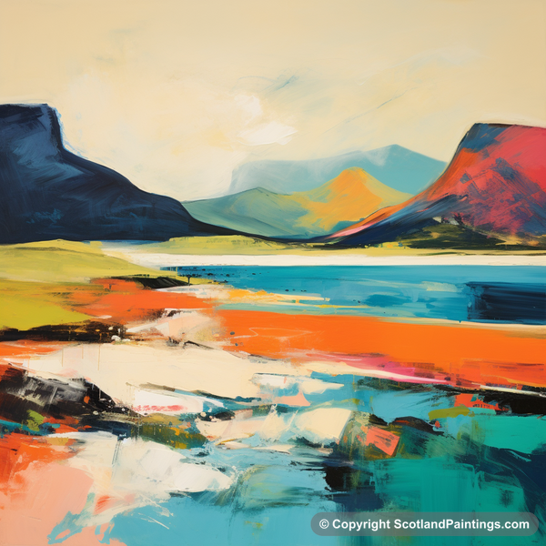 Painting - Coral Beach - Scottish Coves