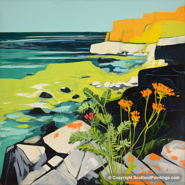 Painting - Mallaig - Scottish Flowers and Flora