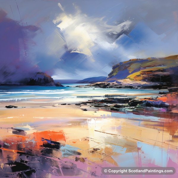 Painting - Sandwood Bay - Scottish Coves