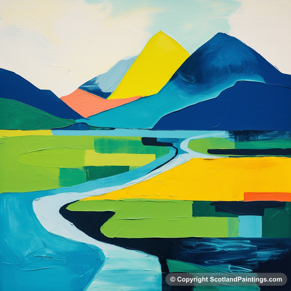 Painting - Loch Leven - Scottish Lochs