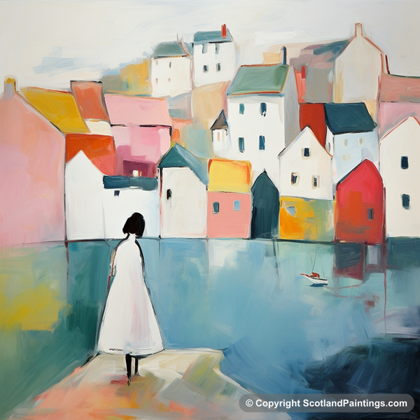 Painting - Portree - White Dress