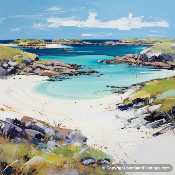 Painting - Achmelvich Bay - Scottish Coves