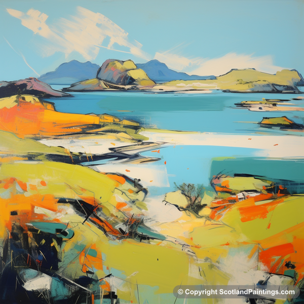 Painting - Achmelvich Bay - Scottish Coves