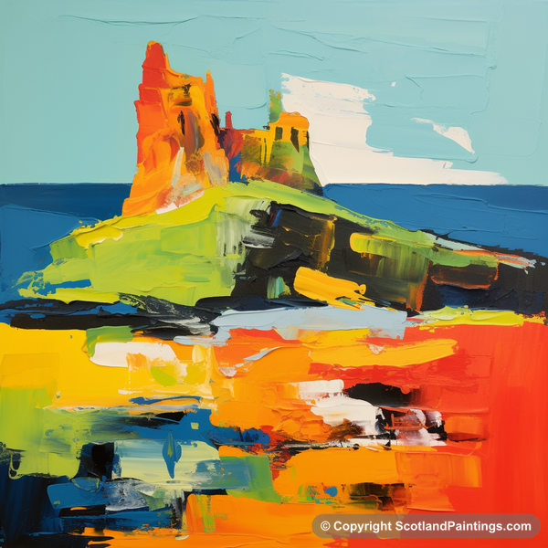 Painting - St. Andrews Castle - Scottish Castles