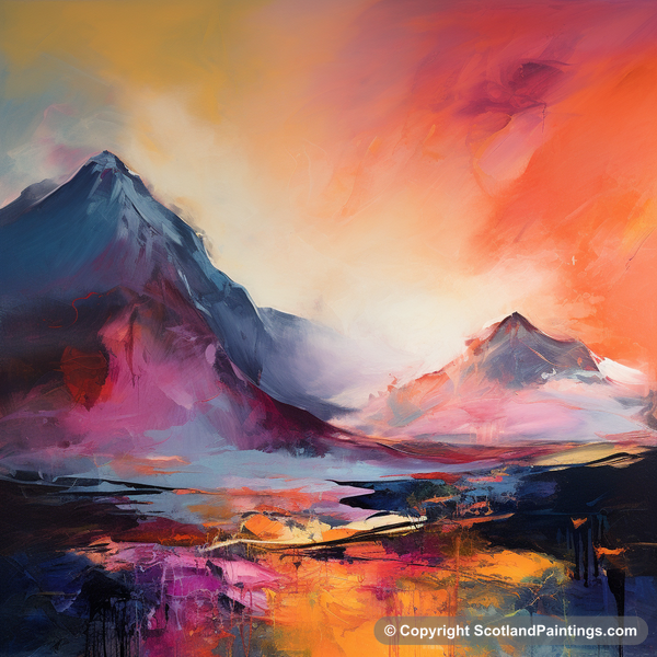 Painting - Glencoe - Glencoe