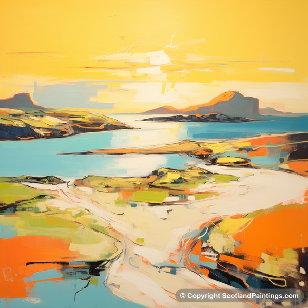 Painting - Achmelvich Bay - Scottish Beaches