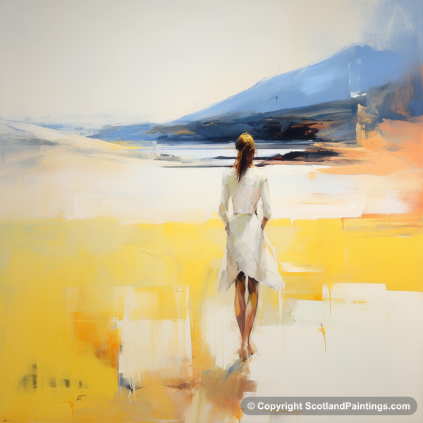 Painting - Morar - White Dress