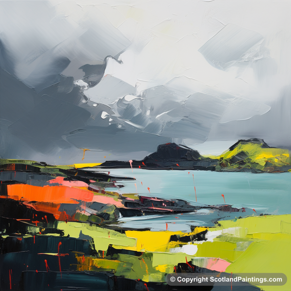 Painting - Easdale Sound - Scottish Coves