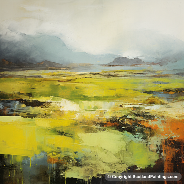 Painting - Rannoch Moor - Scottish Flowers and Flora