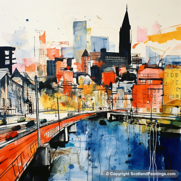 Painting - Glasgow - Scottish Cities