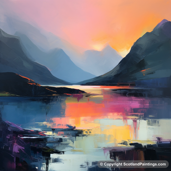 Painting - Loch Coruisk - Scottish Coves