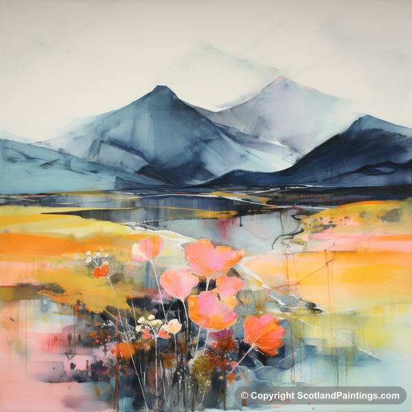 Painting - Beinn Eighe - Scottish Flowers and Flora