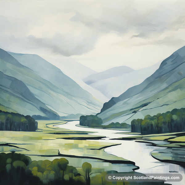 Painting - Glen Lyon - Scottish Glens