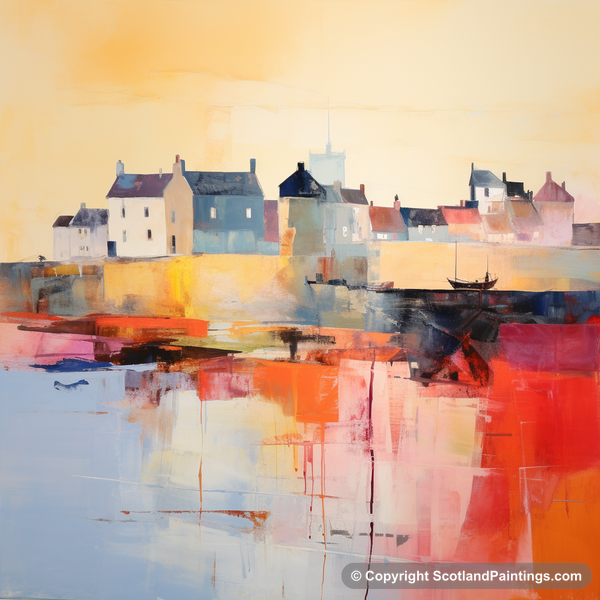 Painting - St Monans Harbour - Scottish Harbours