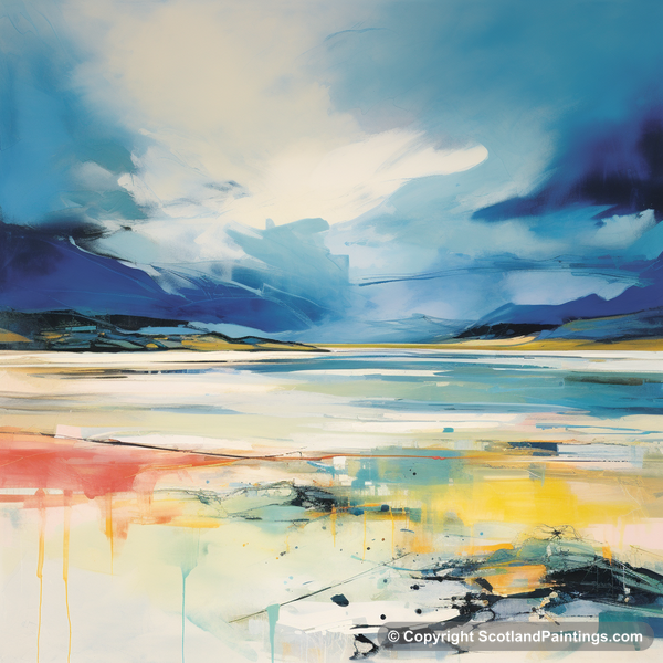 Painting - Luskentyre Beach - Scottish Beaches