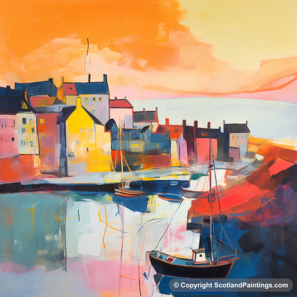 Painting - St Monans Harbour - Scottish Harbours