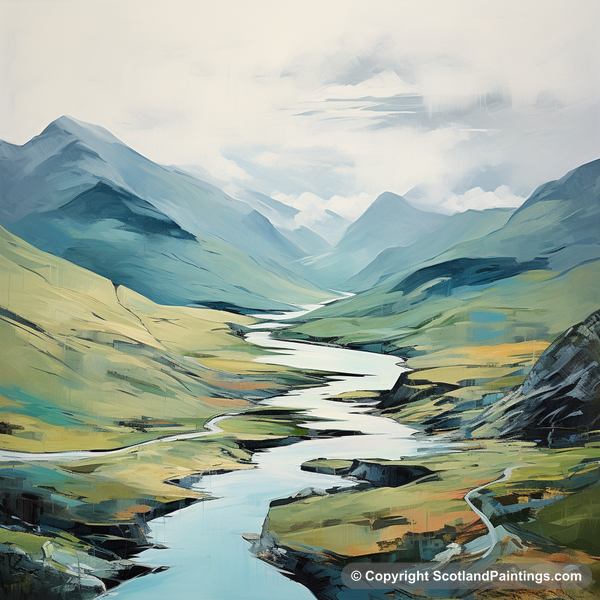 Painting - Glen Shiel - Scottish Glens