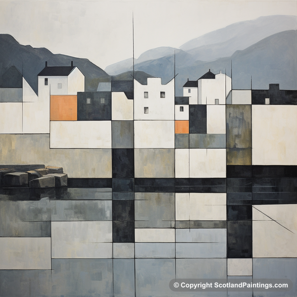 Painting - Mallaig Harbour - Scottish Harbours