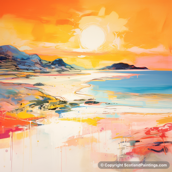 Painting - Achmelvich Beach - Scottish Beaches