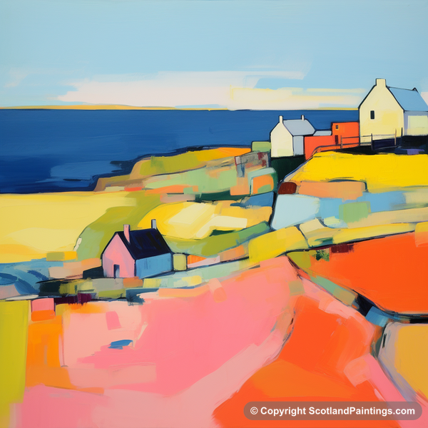 Painting - Cullen - Scottish Villages