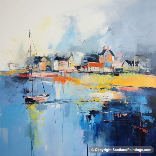 Painting - Anstruther Harbour - Scottish Harbours