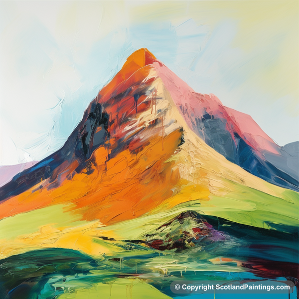 Painting - Stob Coire Raineach - Scottish Munros