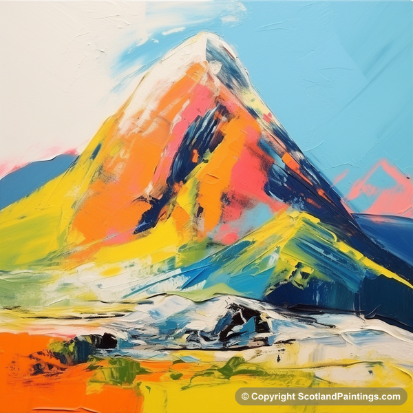 Painting - Stob Coire Raineach - Scottish Munros